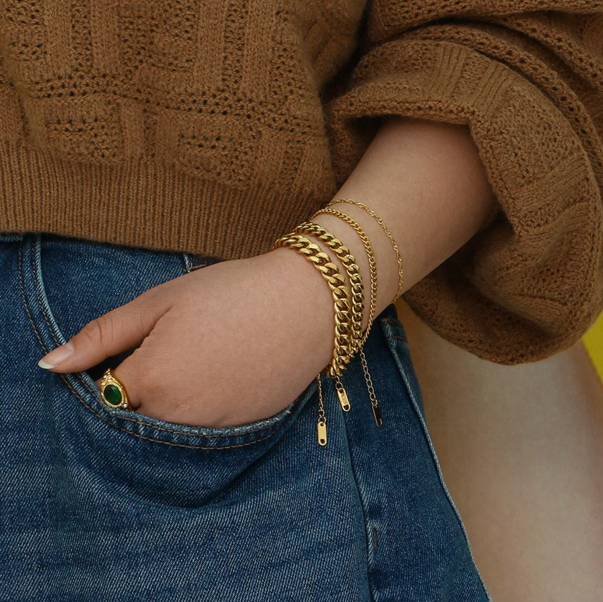 18K Gold-Plated Tarnish Jewelry