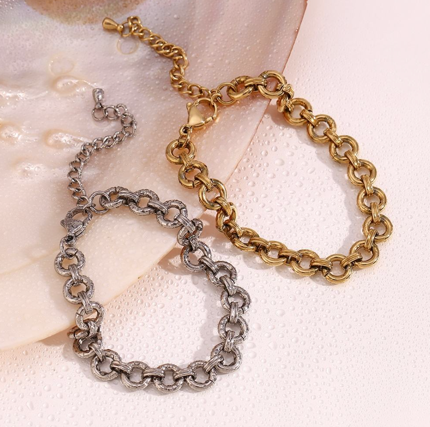 14K Gold-Plated Chunky O-Chain Jewelry