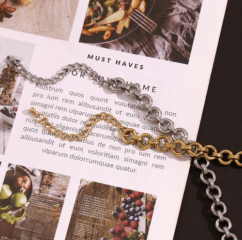 14K Gold-Plated Chunky O-Chain Jewelry