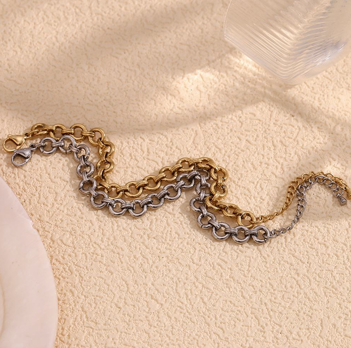 14K Gold-Plated Chunky O-Chain Jewelry