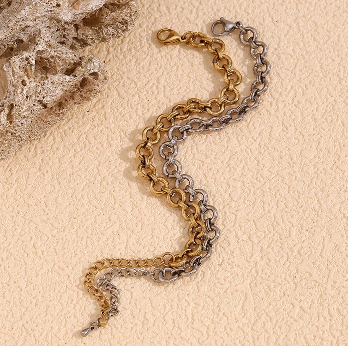 14K Gold-Plated Chunky O-Chain Jewelry