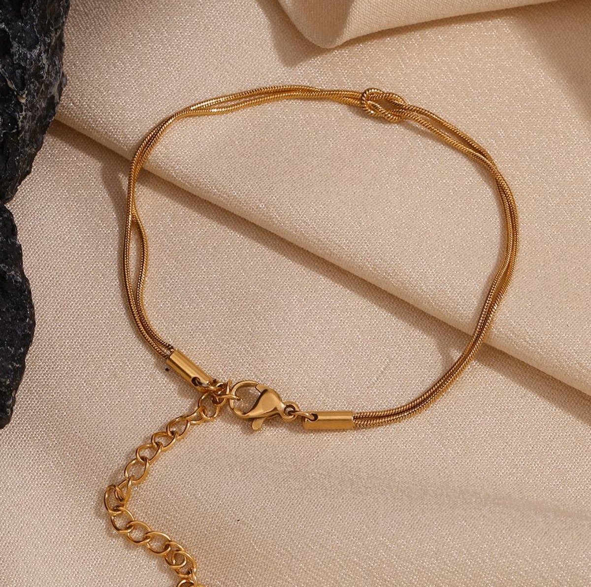 Minimalist Twisted 18K Gold-Plated Jewelry