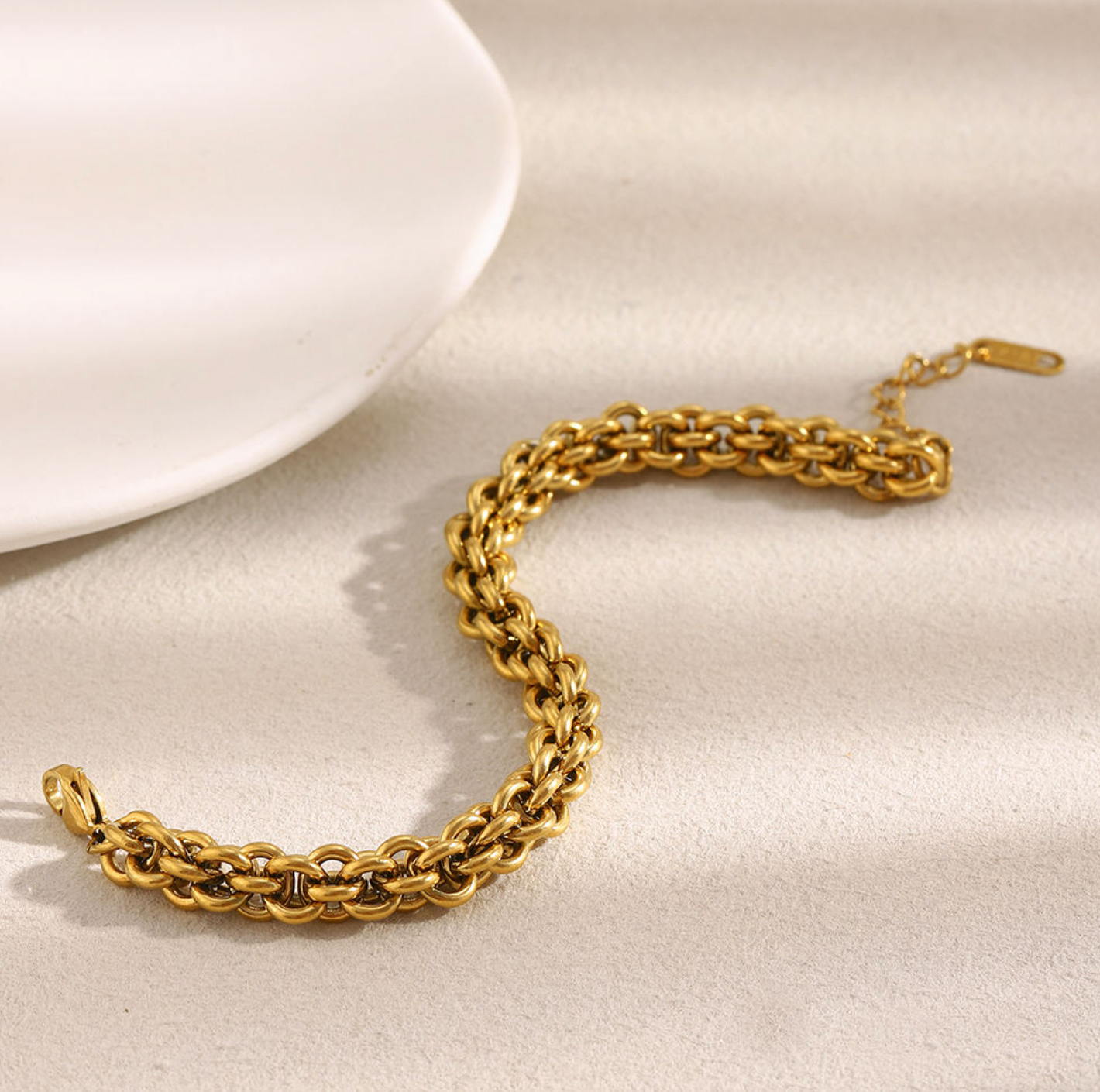 Elegant Multi-Layer Gold Bracelet
