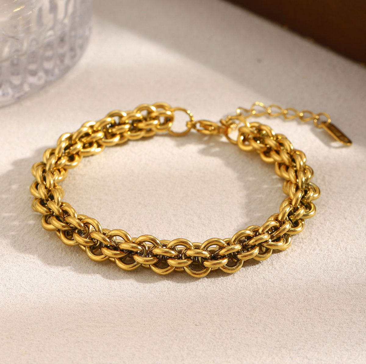 Elegant Multi-Layer Gold Bracelet