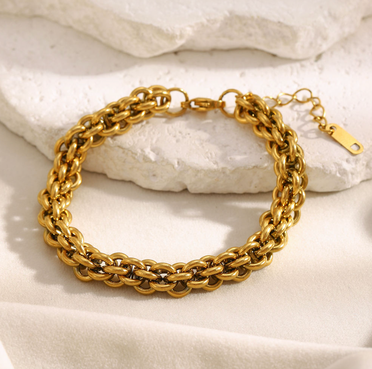 Elegant Multi-Layer Gold Bracelet